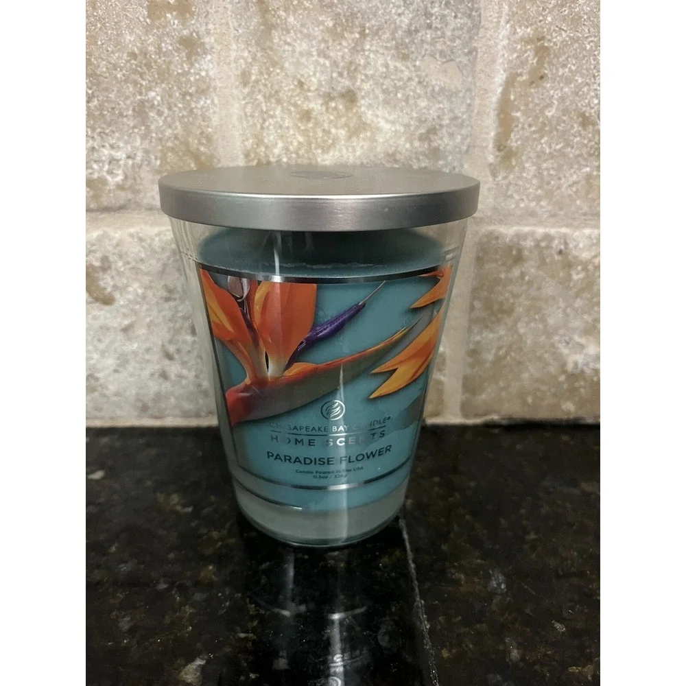 Chesapeake Bay‎ Candle Paradise Flower 11.5 oz. Lidded Jar NEW